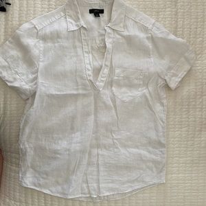 J. Crew Linen Collared Shirt